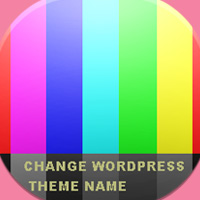 How to change wordpress theme name folder and css, hide theme name