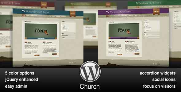 responsive wordpress themes for churches and ministries