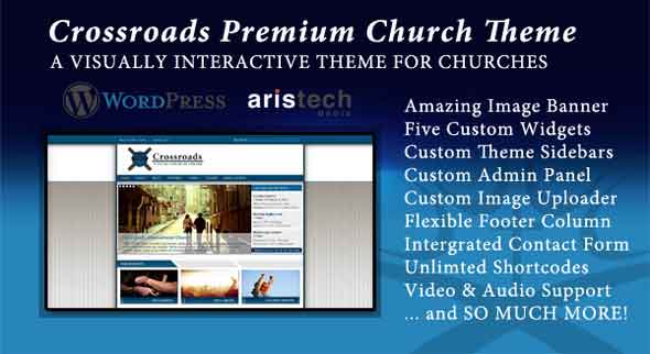 cross roads church theme by mojo themes