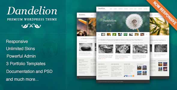 dandelian top selling wp theme