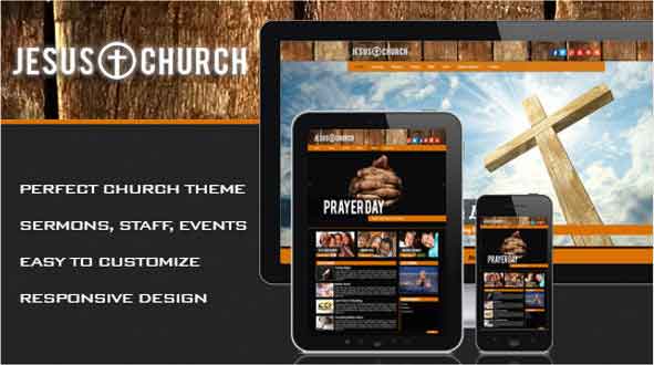 jesus church wordpress theme