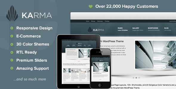 Best selling wordpress theme - karma