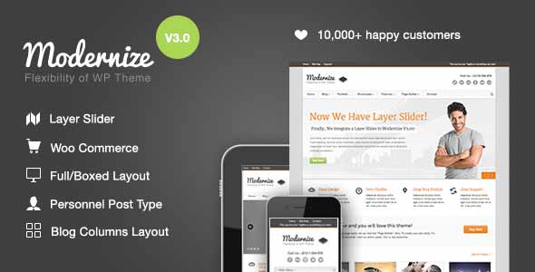 modernize best selling theme