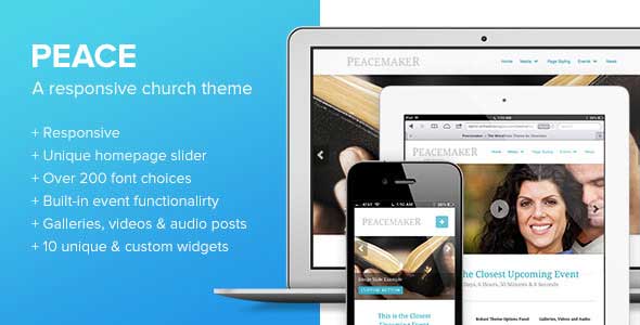 peace responsive church theme