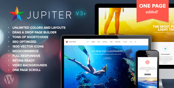 Jupiter wordpress theme