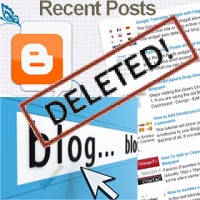 How to revover deleted blog post on Blogger